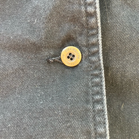 Liz Claiborne Black Denim Vest - Picture 3 of 7